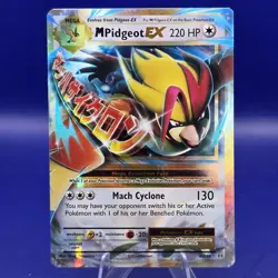Mega M Pidgeot EX 65/108 XY Evolutions Ultra Rare Pokemon MP - Image 1