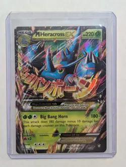 Pokemon Mega M Heracross EX TCG 5/111 XY Furious Fists Holo - Image 1