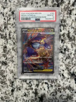 Pokemon 2025 Mega Latias ex 181/132 SIR Mega Evolution GEM MINT PSA 10 - Image 1