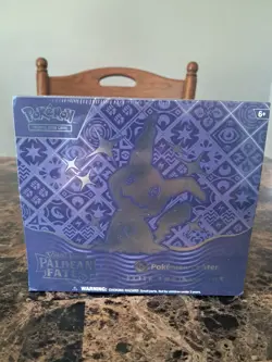 Pokemon TCG Paldean Fates POKEMON CENTER Exclusive Elite Trainer Box Sealed - Image 1