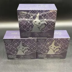 Lot of (3) Pokemon TCG Paldean Fates Pokemon Center Elite Trainer Boxes Sealed - Image 1
