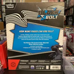 Pokemon Black Bolt Binder Collection - Brand New - Sealed - Image 2