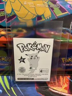 1998 Pokemon Snorlax #S22 Merlin Sticker Series 1 Topps Holo - Image 4