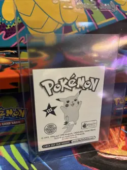 1998 Pokemon Snorlax #S22 Merlin Sticker Series 1 Topps Holo - Image 5