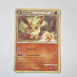 Pokemon Flareon 26/90 Undaunted Regular 90 HP Uncommon Stage 1 Flame Tail - Image 1