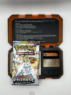 HEAVYU🔥22.84g🔥 Prismatic Evolutions Pokemon Sealed Booster Pack - Image 1