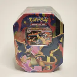 Pokemon TCG: Mega Charizard Y Ex Tin - Factory Sealed - Ready to ship - Image 1