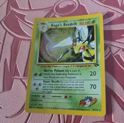 Vintage 1998 Wotc Pokemon | Koga's Beedrill 9/132 | Gym Challenge Holofoil NM/LP - Image 2