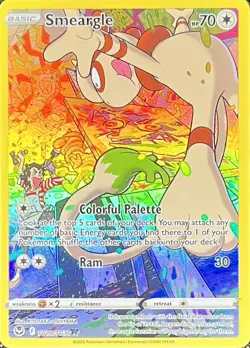Pokemon Silver Tempest Swsh12: Smeargle (Trainer Gallery) #TG10/TG30 - Near Mint - Image 1