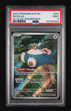 Pokemon TCG Scarlet & Violet Sv: Snorlax #051 (Black Star Promo) - PSA 9 (Mint) - Image 1