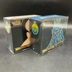 Pokemon Center Exclusive Mega Evolution PC ETB's Mega Gardevoir & Lucario ARTSET - Image 1