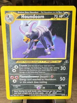 Pokemon Houndoom Neo Discovery 23/75 Rare English - HP - Image 1