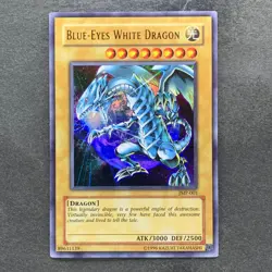 NM Blue-Eyes White Dragon JMP-001 Ultra Rare YuGiOh 770 - Image 1