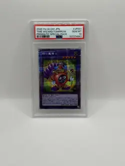 2020 Yu-Gi-Oh! Japanese Prismatic Special #JP001 Time Wizard Tomorrow PSA 10 - Image 1