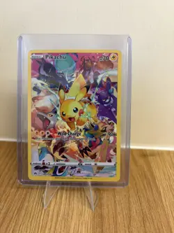 Pikachu Full Art Crown Zenith 160/159 Secret Rare Holo Pokemon Card NM - Image 1
