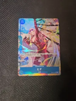 2025 One Piece Card Game Japanese Hina R Parallel EB03-025 - Image 1