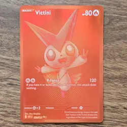 Victini WHI EN Rare Pokemon TCG Card 2025 127/086 Basic HP80 120 Attack - Image 1