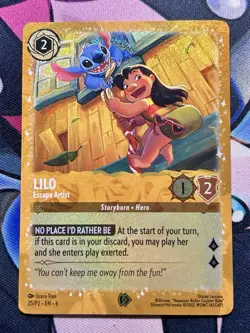 Lilo - Escape Artist 25 Disney Lorcana Promo Cards Holo - Image 1