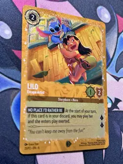 Lilo - Escape Artist 25 Disney Lorcana Promo Cards Holo - Image 2