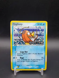 Magikarp 64/107 Ex Deoxys Reverse Holo HP/MP Pokemon Card - Image 1