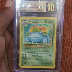 Pokemon Venusaur Trading Card Game Classic Holo 003/034 CGC Pristine 10 2023 - Image 1