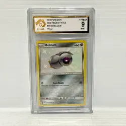 PSA CGA 9 Beldum SV30/SV94 - Hidden Fates - Graded Pokemon Card - Image 1