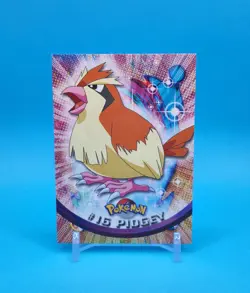Pokemon Card - Pidgey #16 - Topps Series 1 - Red Logo - Image 1