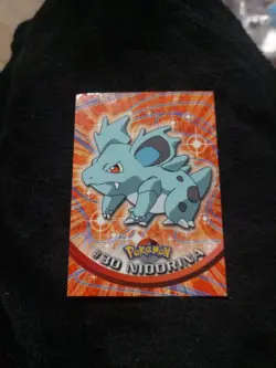 Topps Pokemon Nidorina #30 TV Animation Edition Non Foil Card - Red Logo - NM - Image 1