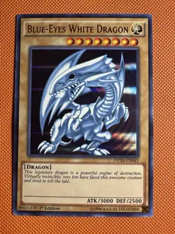 Blue-Eyes White Dragon DUSA-EN043 Duelist Saga 1st Edition Holo Card - Image 1