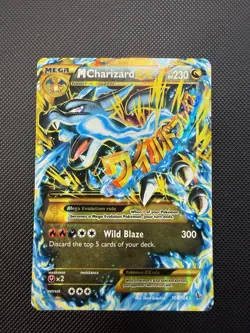 M Charizard EX 108/106 Flash Fire Secret Rare Pokemon Card MP - Image 1