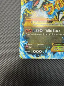 M Charizard EX 108/106 Flash Fire Secret Rare Pokemon Card MP - Image 4