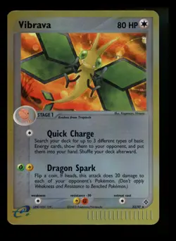 Vibrava 22/97 EX Dragon 2003 Reverse Rare Holo e-Series Pokemon Card TCG - Image 1