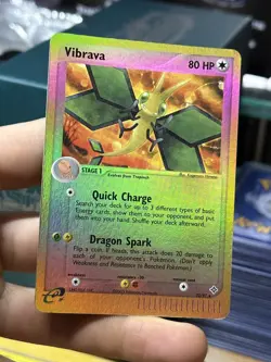 Vibrava 22/97 EX Dragon 2003 Reverse Rare Holo e-Series Pokemon Card TCG - Image 4