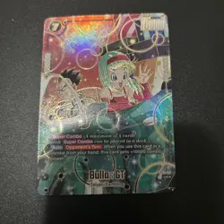 Bulla : GT FB03-127 1st Anniversary Promo Alternate Art Dragon Ball Card Fusion - Image 1
