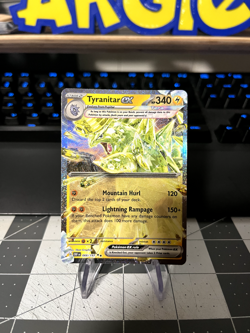 Tyranitar EX 066/197 Double Rare - Obsidian Flames Pokemon Card - NM - Image 1
