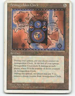 Armageddon Clock Revised Edition Magic the Gathering Card - Image 1