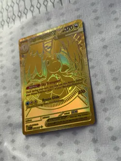Pokemon Mega Dragonite EX Gold Secret Rare Full Art Foil Card 295/217 ASCEN - Image 3