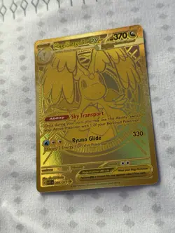 Pokemon Mega Dragonite EX Gold Secret Rare Full Art Foil Card 295/217 ASCEN - Image 4