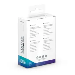 100 Ultimate Guard Cortex Matte White Standard Size Card Sleeves Deck Protector - Image 3