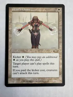 Orim's Chant - Planeshift Rare - LP - MTG: Magic the Gathering Non Foil - Image 1