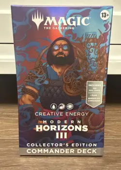 MTG Modern Horizons 3 Commander Deck Creative Energy Collector's Edition SEALED - Image 1