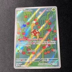 Pokemon TCG Shuckle 136/132 Illustration Rare- Me01: Mega Evolution Holo MN - Image 1