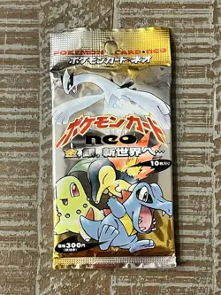 Pokemon TCG Neo Genesis Booster Pack Japanese Factory Sealed 1999 - Image 1