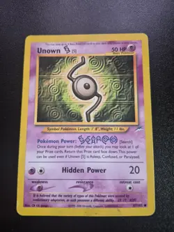 Pokemon - Unown S - Neo Destiny 87/105 - Common - MP - Image 1