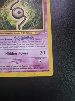 Pokemon - Unown S - Neo Destiny 87/105 - Common - MP - Image 4