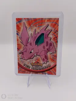 Pokemon Nidorino #33 Topps Tv Animation Edition RED LOGO Mint Pack Fresh - Image 1