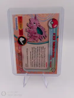 Pokemon Nidorino #33 Topps Tv Animation Edition RED LOGO Mint Pack Fresh - Image 2