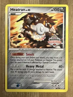 Heatran - 30/146 - Rare - Regional Championship Promo LP, English Pokemon Pokemo - Image 1