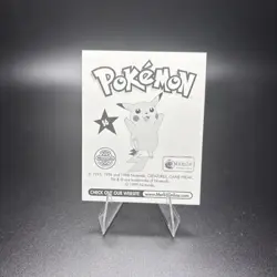 Pokemon Pikachu #S6 Merlin Sticker Series 1 Topps Holo - Image 2