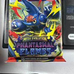 22.63g Mega Evolution Phantasmal Flames Pokemon Booster Pack - Sealed - Image 2